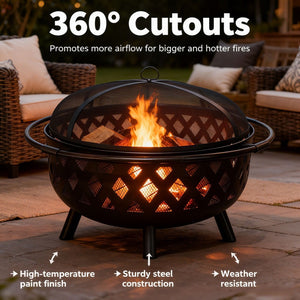 Sweetcrispy | The Gatherer Outdoor Fire Pit — 30" & 36" Sizes