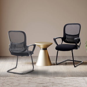 Sweetcrispy Office Chair with Storage Basket for Office
