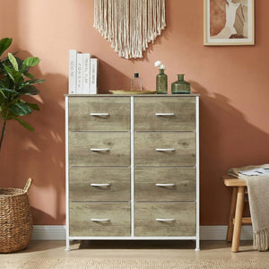 SWEETCRISPY Fabric Dresser, Storage Chest For Bedroom, Closet, Living Room, Hallway