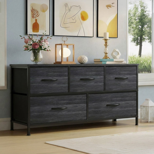 SWEETCRISPY Fabric Dresser, Storage Chest For Bedroom, Closet, Living Room, Hallway