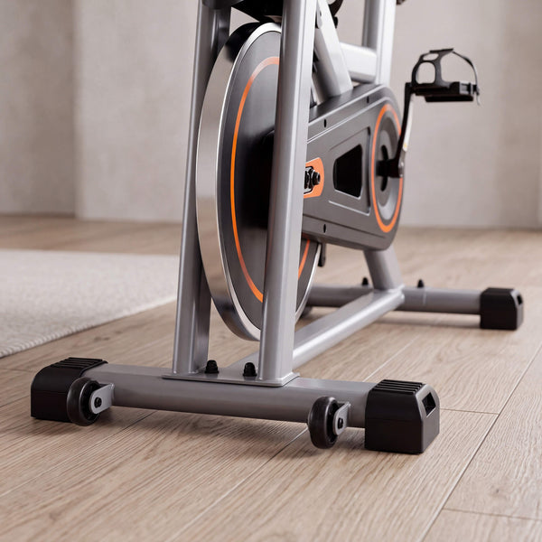 Sweetcrispy Magnetic Resistance-Type Quiet Home Exercise Bike with App Control