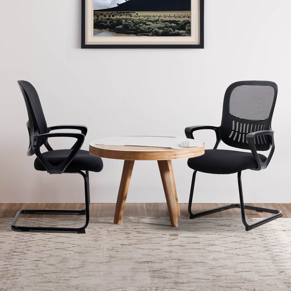Sweetcrispy Office Chair with Storage Basket for Office