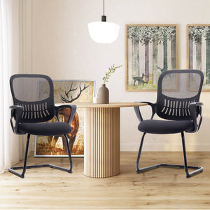 Sweetcrispy Office Chair with Storage Basket for Office