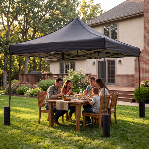 Sweetcrispy Heavy-Duty Pop-Up Portable Sunshade and Waterproof Tent for Outdoor Use