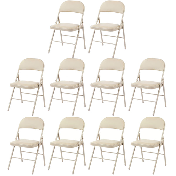 Sweetcrispy Leather Folding Chair for Events and Home Use