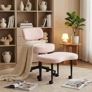 Sweetcrispy Ergonomic Cross-Legged Swivel Chair for Relaxation & Meditation