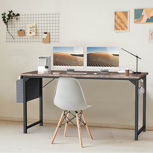 Sweetcrispy Computer Desk with Organizer for Office Bedroom