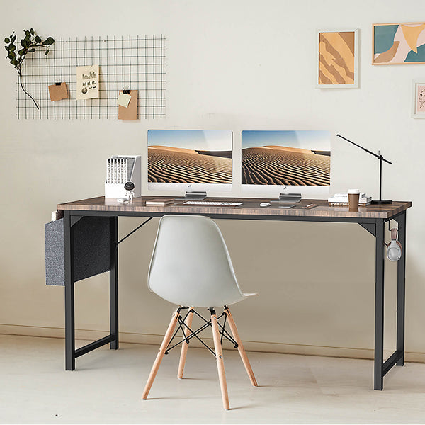 Sweetcrispy Computer Desk with Organizer for Office Bedroom