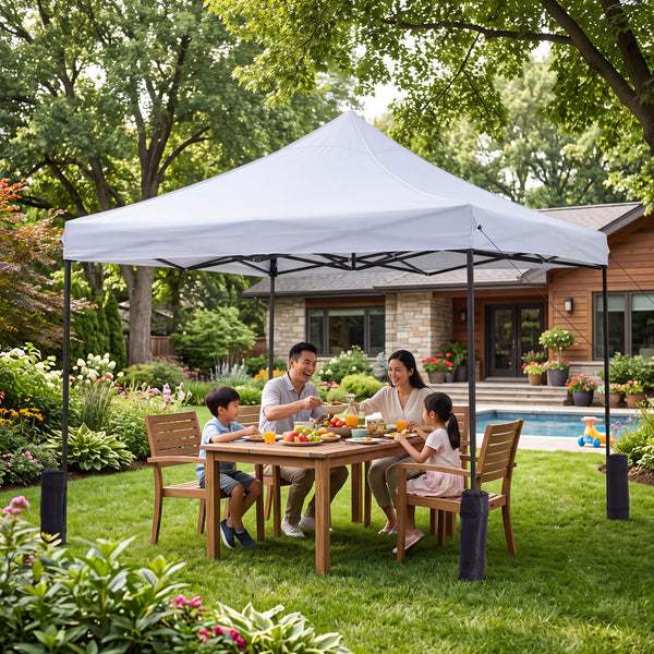 Sweetcrispy Heavy-Duty Pop-Up Portable Sunshade and Waterproof Tent for Outdoor Use