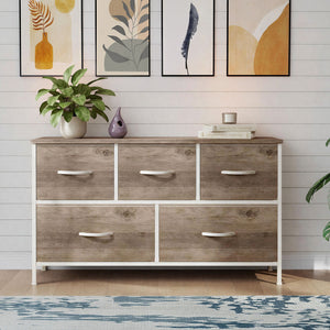 SWEETCRISPY Fabric Dresser, Storage Chest For Bedroom, Closet, Living Room, Hallway