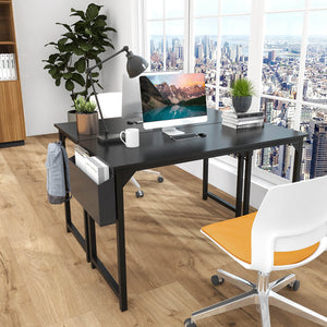 Sweetcrispy Computer Desk with Organizer for Office Bedroom