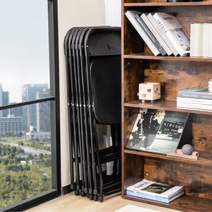 Sweetcrispy Lightweight Plastic Folding Chair for Indoor & Outdoor Use