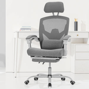 Sweetcrispy Office Chair with Lumbar Extendable Pedal