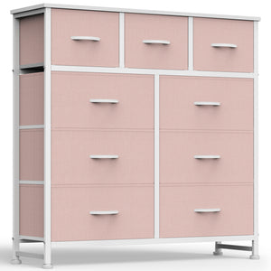 SWEETCRISPY Fabric Dresser, Storage Chest For Bedroom, Closet, Living Room, Hallway