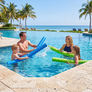 SWEETCRISPY Ultra Durable NBR Closed Cell Foam Pool Swim Noodles - Corrosion Resistant Swim Bar for Beach Pool Waterpark