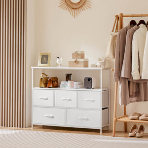 Sweetcrispy Storage Shelf TV Stand for Living Room Bedroom
