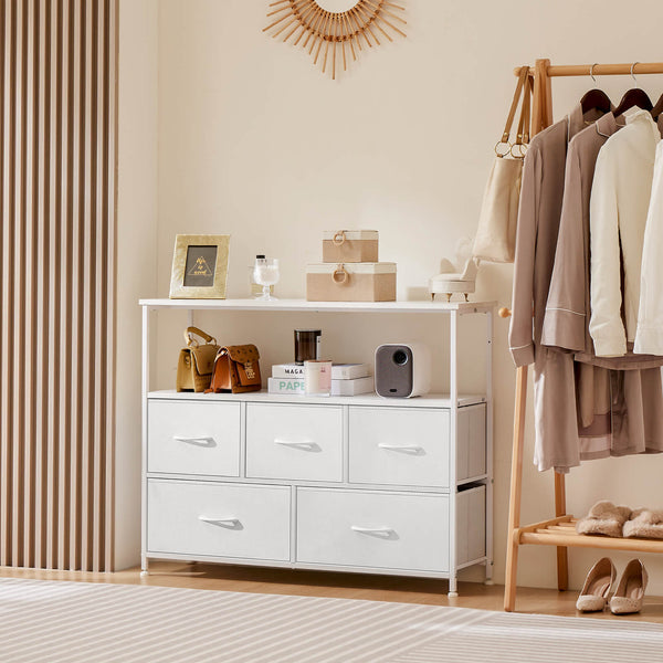 Sweetcrispy Storage Shelf TV Stand for Living Room Bedroom