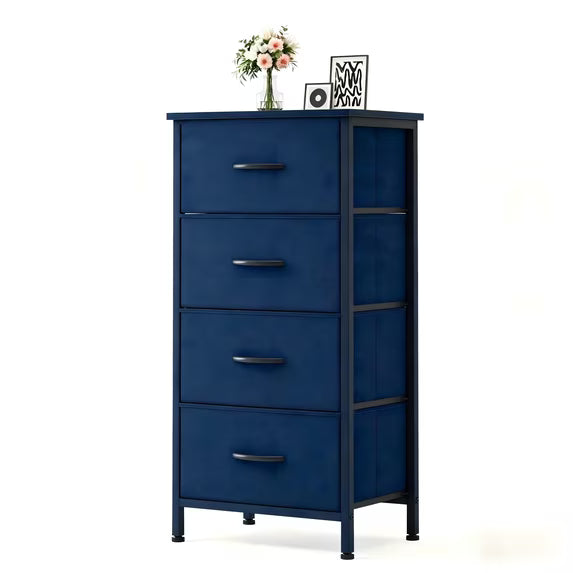 Sweetcrispy Chest of Drawers Space Saving for Bedroom Khaki