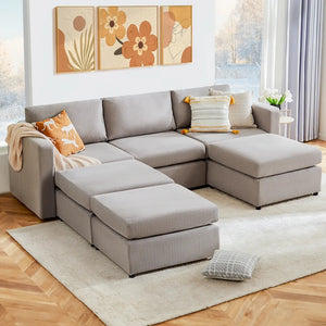 Sweetcrispy Convertible Combo Sofa Bed for Living Room