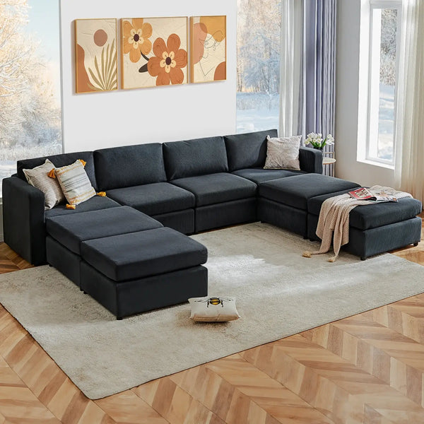 Sweetcrispy Convertible Combo Sofa Bed for Living Room