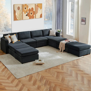 Sweetcrispy Convertible Combo Sofa Bed for Living Room