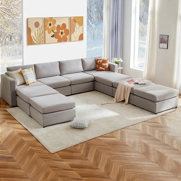Sweetcrispy Convertible Combo Sofa Bed for Living Room