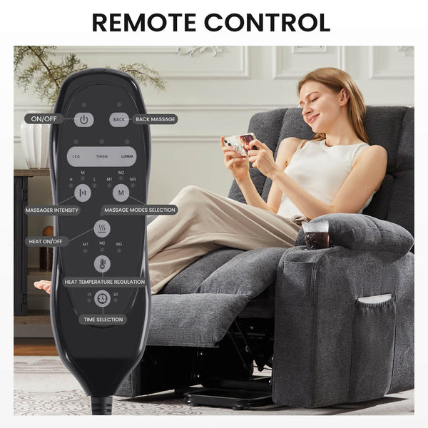 Electric_Lift_Massage_Recliner_12#Color_Gray