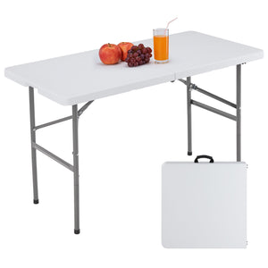 Sweetcrispy Portable Folding Table with Carrying Handle for Indoor & Outdoor Use