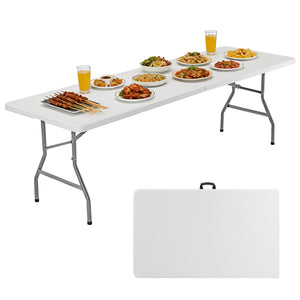 Sweetcrispy Portable Folding Table with Carrying Handle for Indoor & Outdoor Use