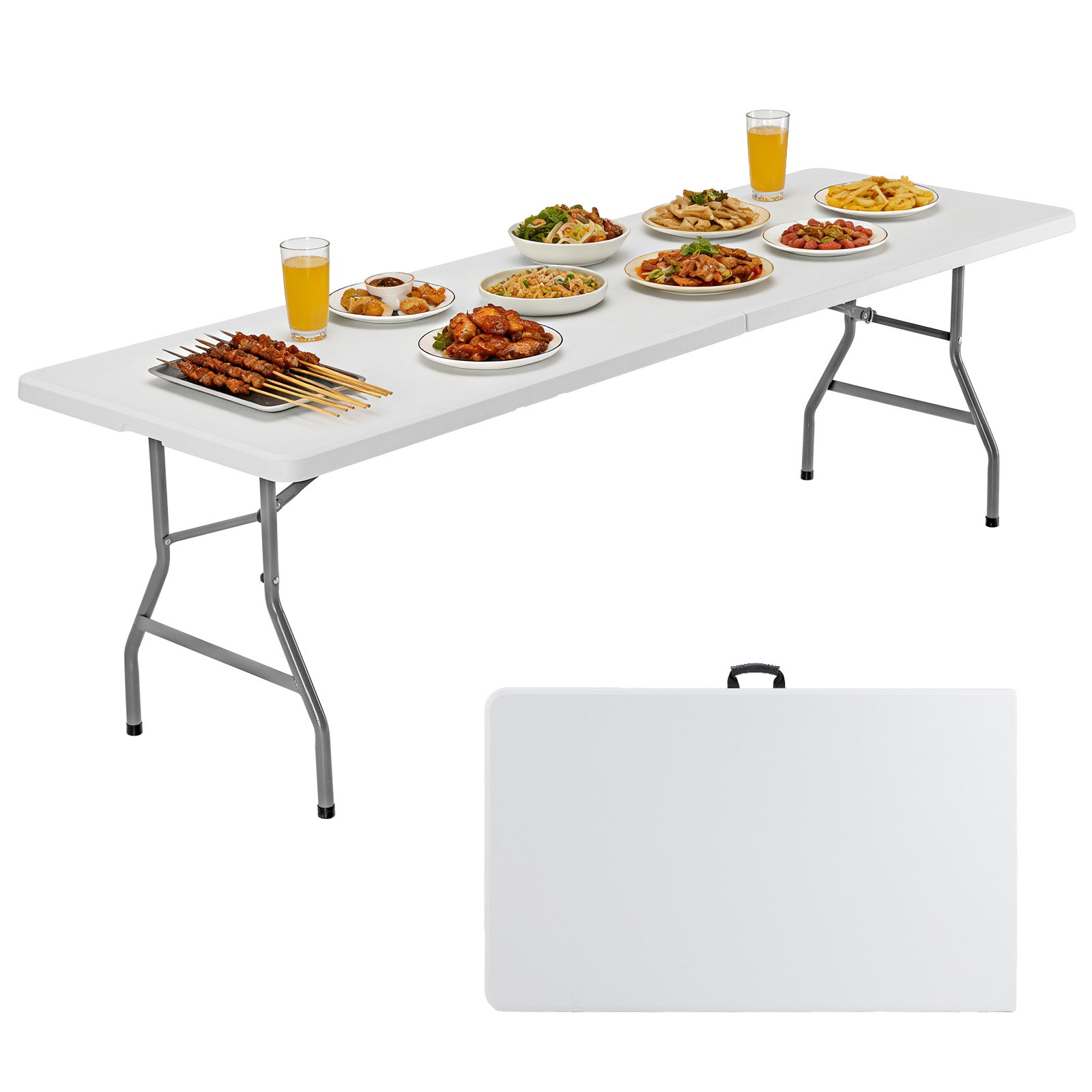 Sweetcrispy Portable Folding Table with Carrying Handle for Indoor & Outdoor Use – sweetcrispy
