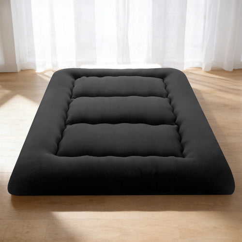 Sweetcrispy Japanese Floor Mattress with Washable Cover, Folding Memory Foam Sleeping Mat for Dorm, Camping & Guest Room