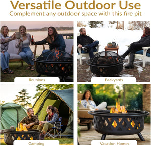 Sweetcrispy | The Gatherer Outdoor Fire Pit — 30" & 36" Sizes