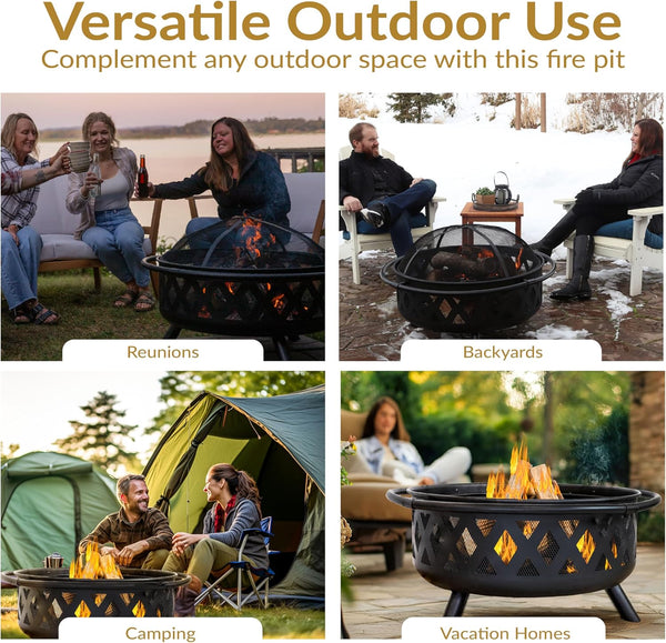 Sweetcrispy | The Gatherer Outdoor Fire Pit — 30" & 36" Sizes