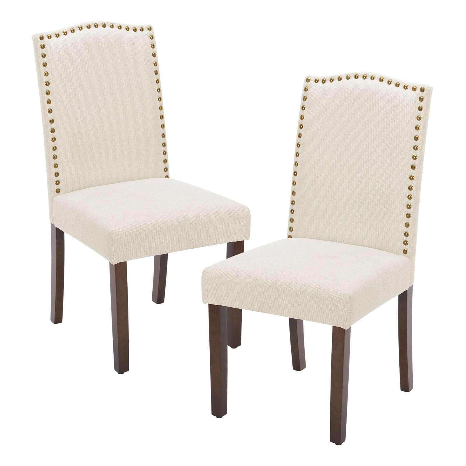 Sweetcrispy Wooden Dining Chair with Leather Cushion for Dining Room-2P – sweetcrispy