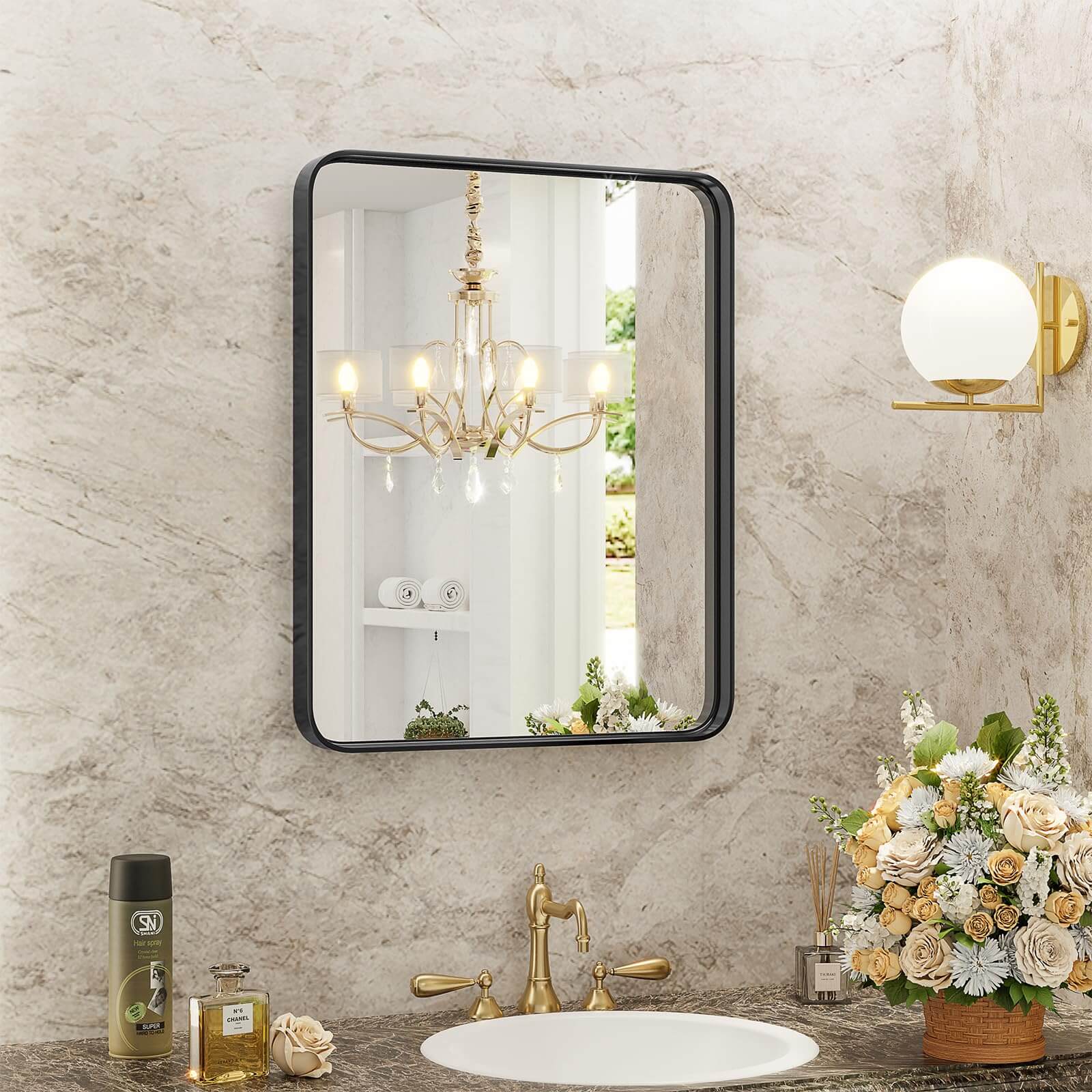 Sweetcrispy Bathroom Vanity Mirror, Rust Resistant, Non-Warping – sweetcrispy