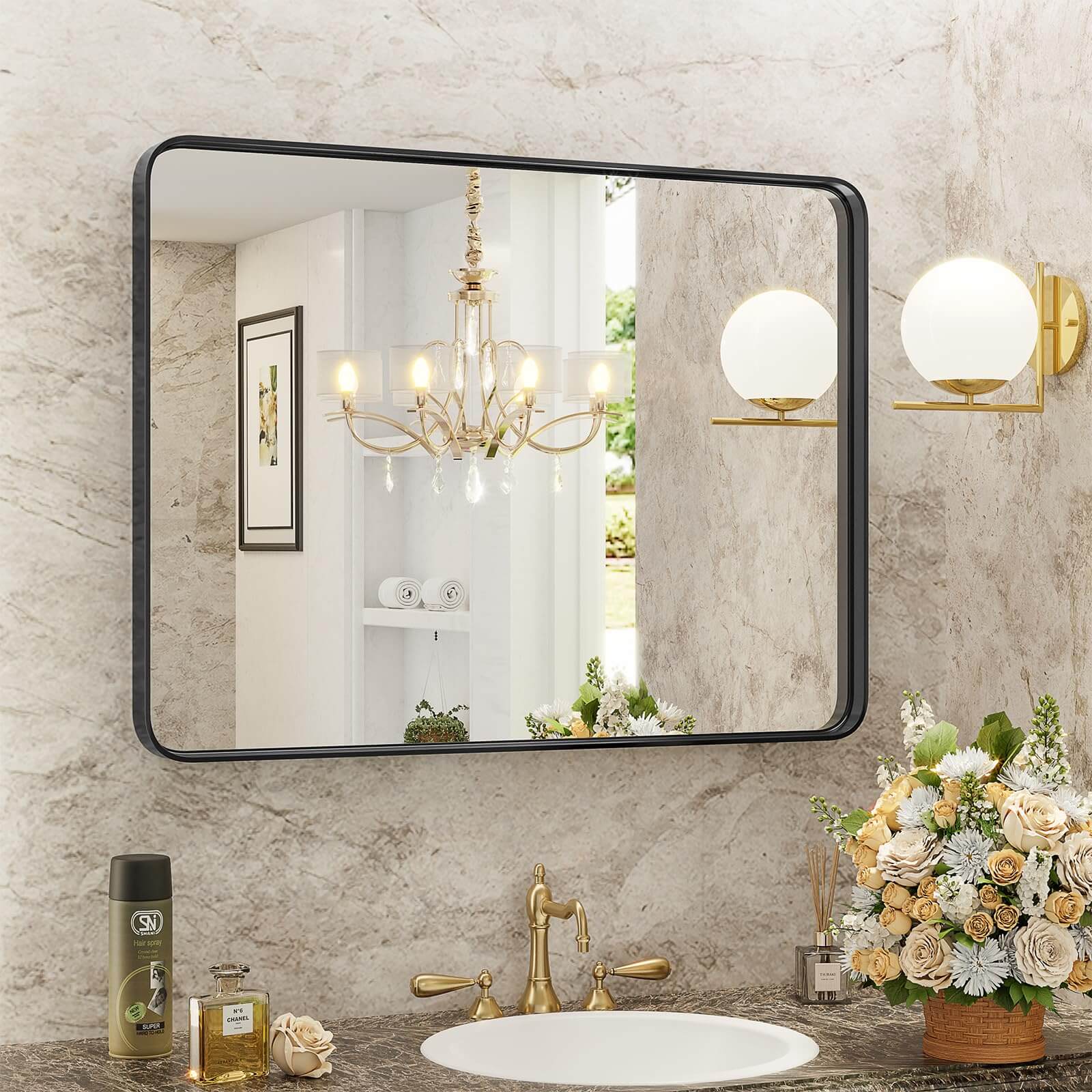 Sweetcrispy Bathroom Vanity Mirror, Rust Resistant, Non-Warping – sweetcrispy