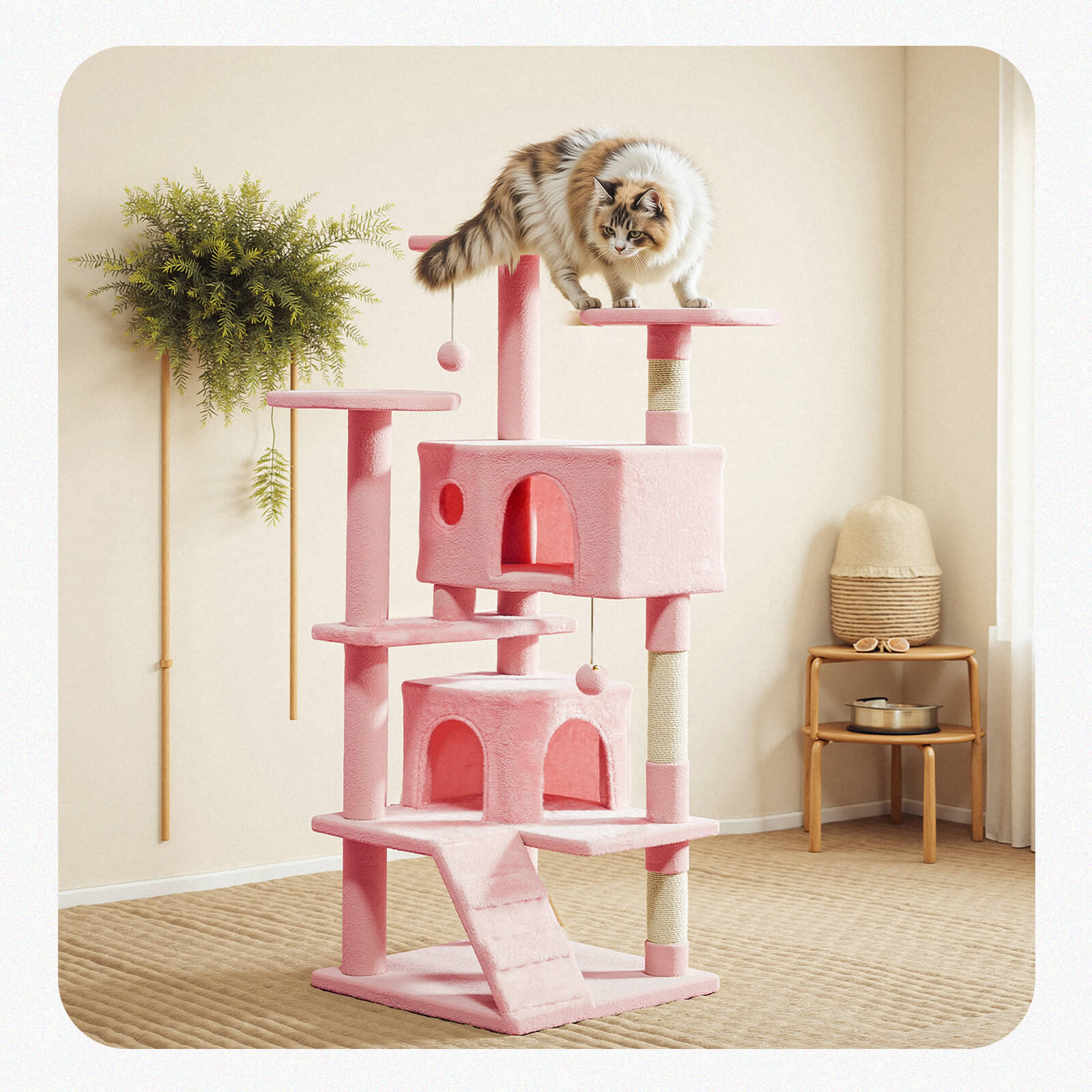 Sweetcrispy Cat Paradise: Plush Cat Climbing Frame – sweetcrispy