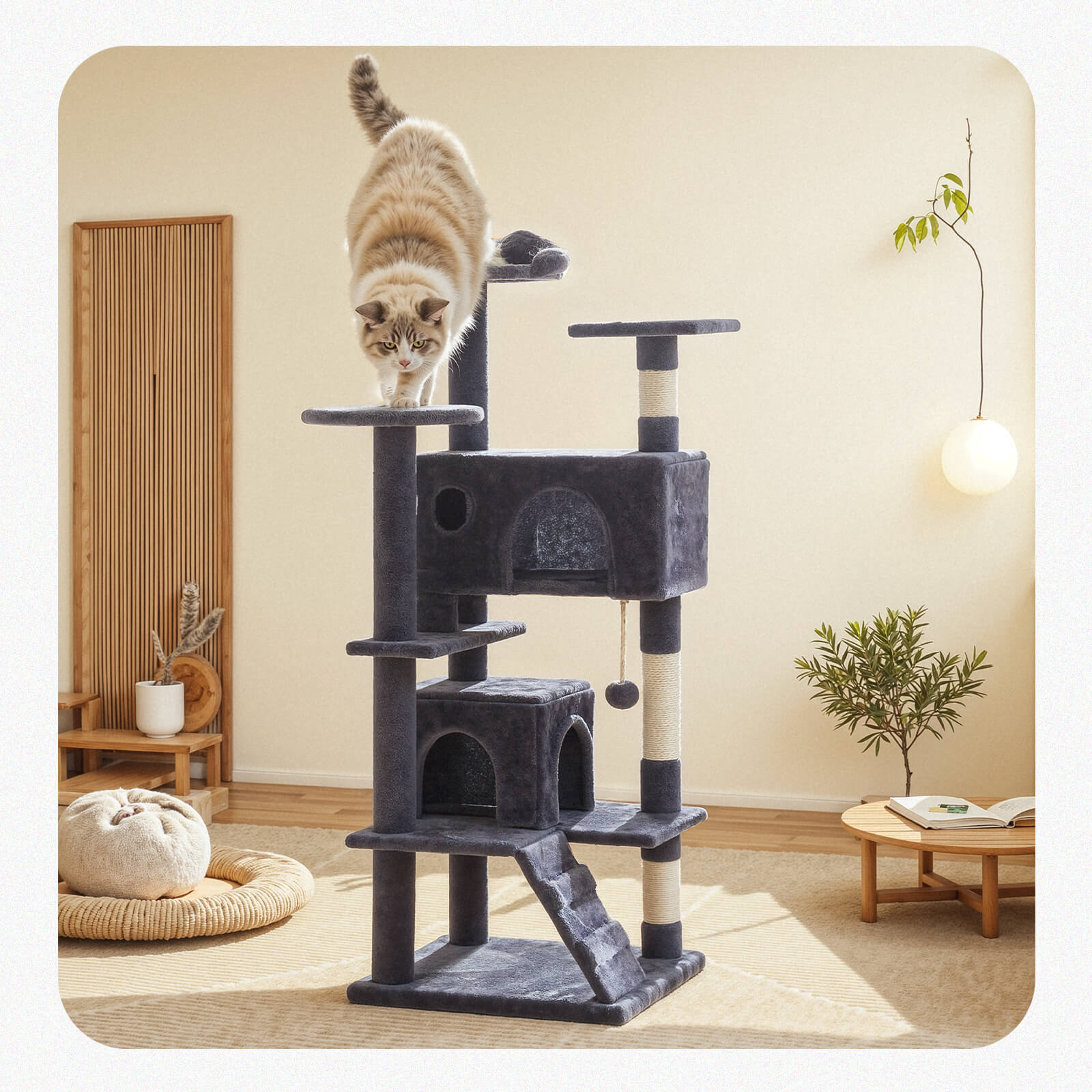 Sweetcrispy Cat Paradise: Plush Cat Climbing Frame – sweetcrispy