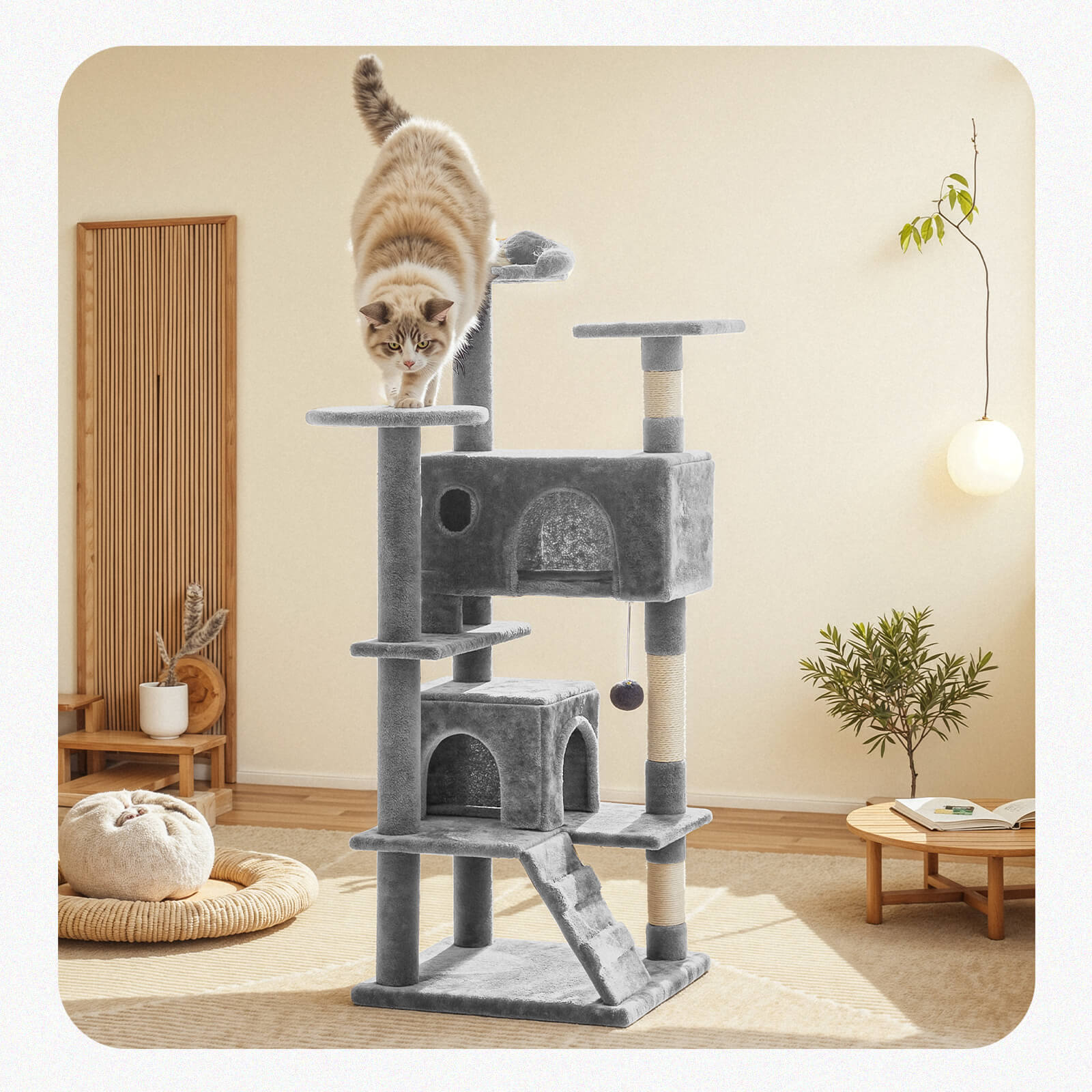 Sweetcrispy Cat Paradise: Plush Cat Climbing Frame – sweetcrispy