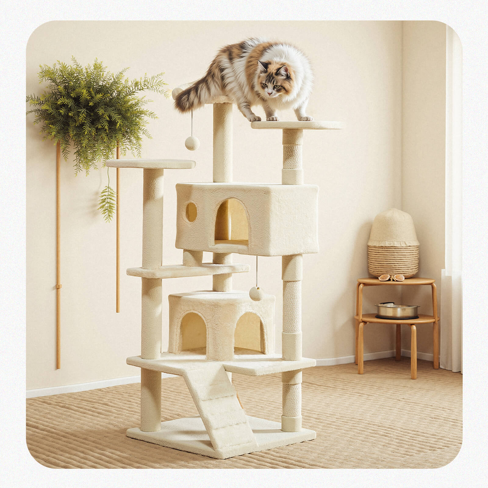 Sweetcrispy Cat Paradise: Plush Cat Climbing Frame – sweetcrispy