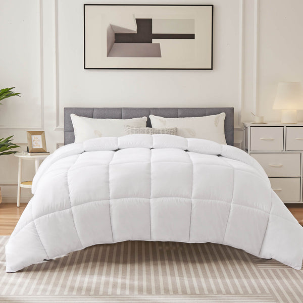 Sweetcrispy Feather Comforter With Duvet Cover For Hotel Bedroom Use
