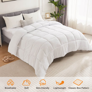 Sweetcrispy Feather Comforter With Duvet Cover For Hotel Bedroom Use