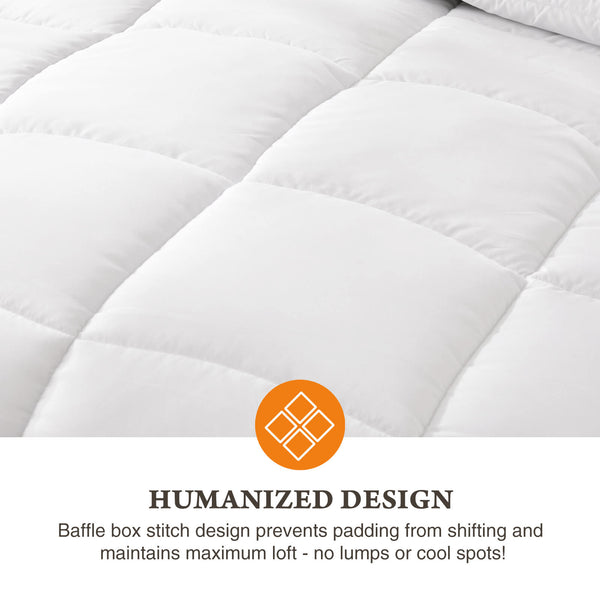 Sweetcrispy Feather Comforter With Duvet Cover For Hotel Bedroom Use