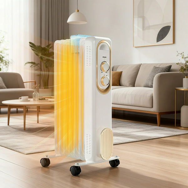 Sweetcrispy SilentRadiate Oil-Filled Radiator Heater for Indoor Use