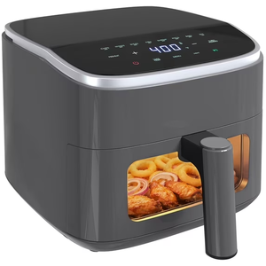 Sweetcrispy 4 Qt Compact Air Fryer, 4-in-1 Air Fry Bake Roast Reheat, Dishwasher-Safe, Black
