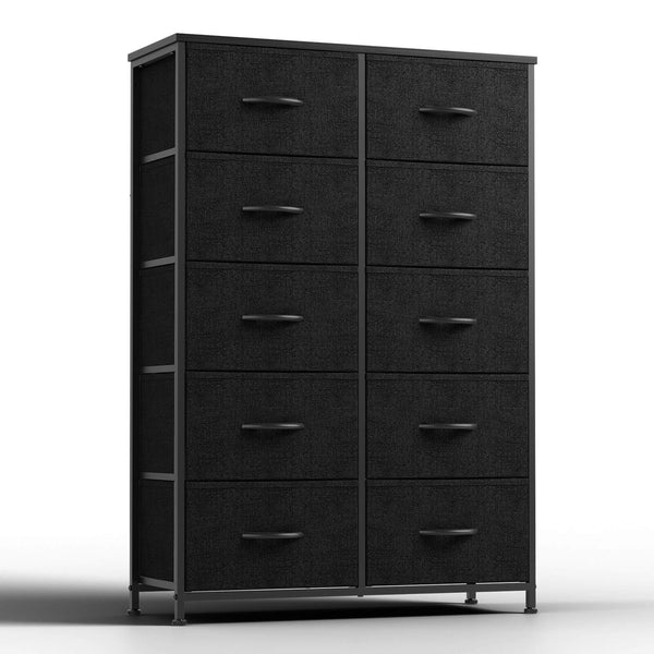 Sweetcrispy Tall Dresser with 10 Drawers for Bedroom