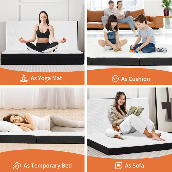 Sweetcrispy Mattress Foldable for Bedroom for a Good Night's Sleep