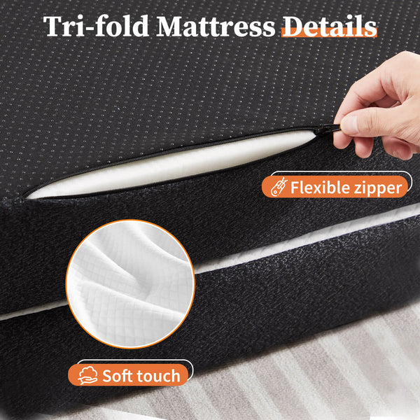 Sweetcrispy Mattress Foldable for Bedroom for a Good Night's Sleep