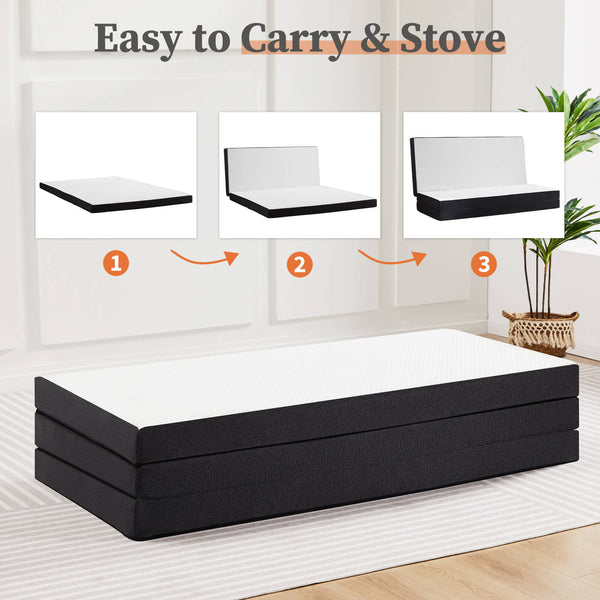 Sweetcrispy Mattress Foldable for Bedroom for a Good Night's Sleep