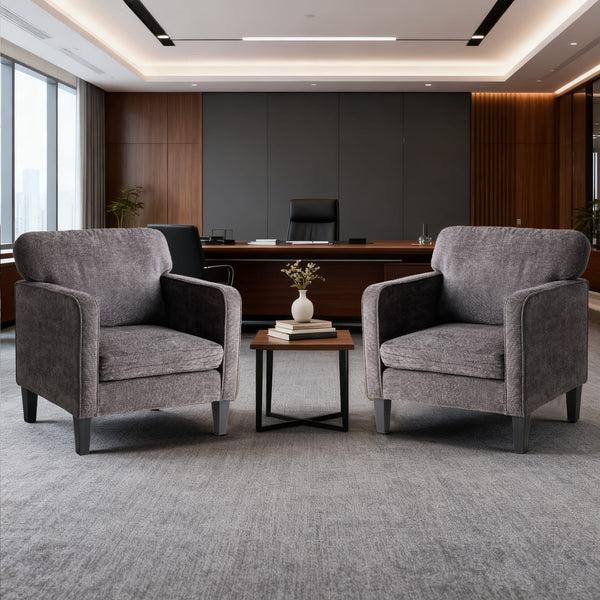 Sweetcrispy Adjustable Backrest Accent Chair for Living Room, Bedroom, Office